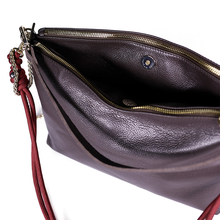 Dual-Grained Eben Calf Leather