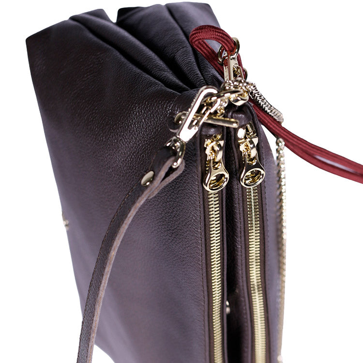 Dual-Grained Eben Calf Leather