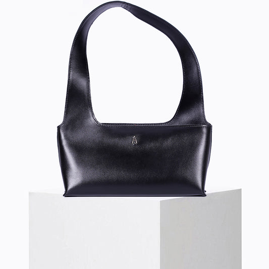 Sac Ellipse en cuir Noir