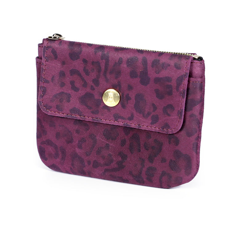 Finance Léo Plum purse