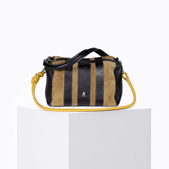 Mini Halo Stripe Noir Sepia