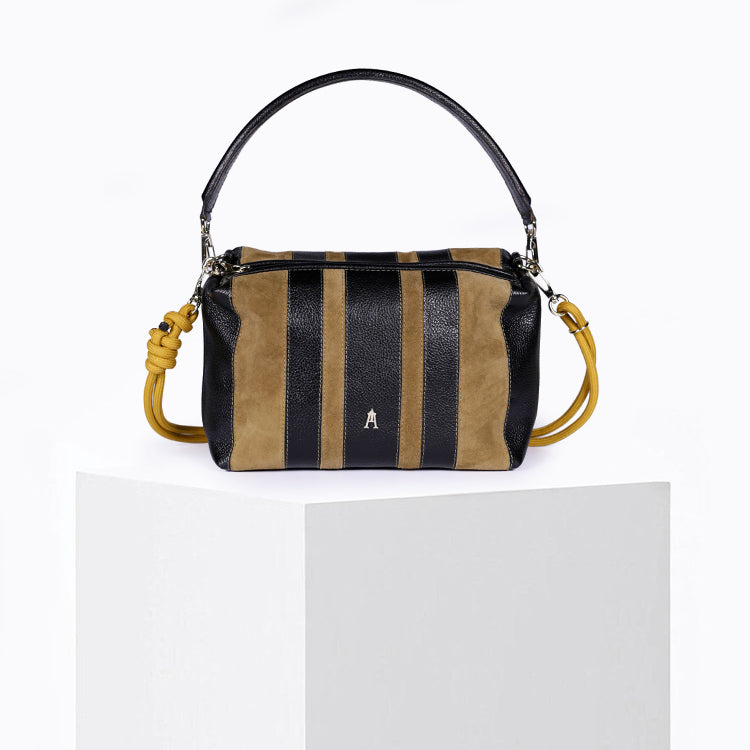 Mini Halo Stripe Noir Sepia