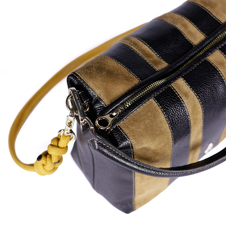 Mini Halo Stripe Noir Sepia