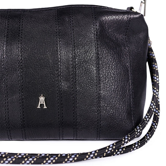 Mini Halo Stripe Wash Noir