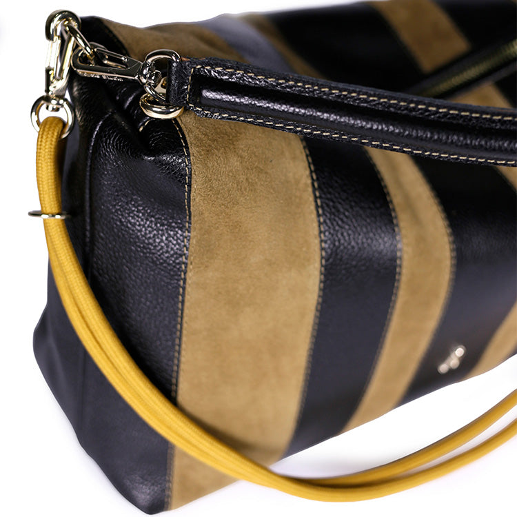 Halo Stripe Noir Sepia