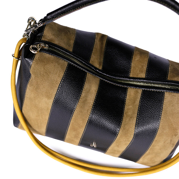 Halo Stripe Noir Sepia