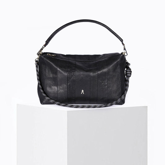 Halo Stripe Wash Noir