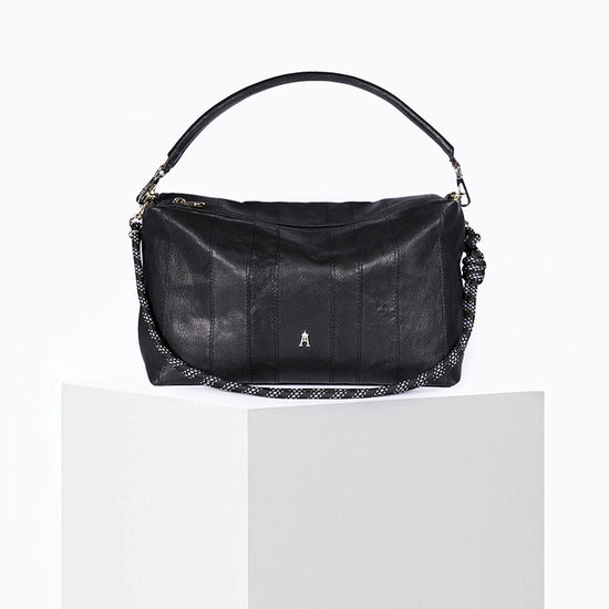 Halo Stripe Wash Noir