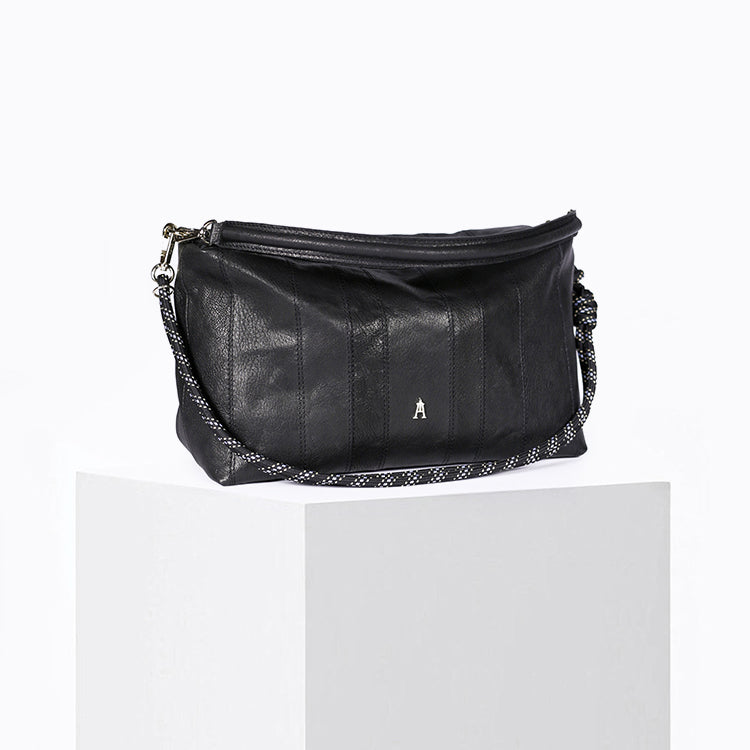 Halo Stripe Wash Noir