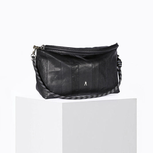 Halo Stripe Wash Noir