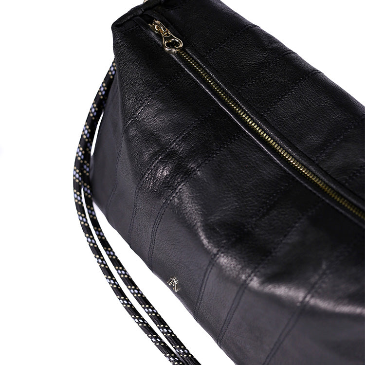 Halo Stripe Wash Noir