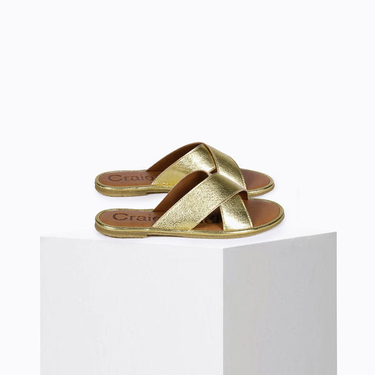 Infiniti Sandals Gold
