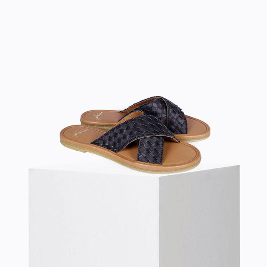 Sandales Infiniti Tressé Noir