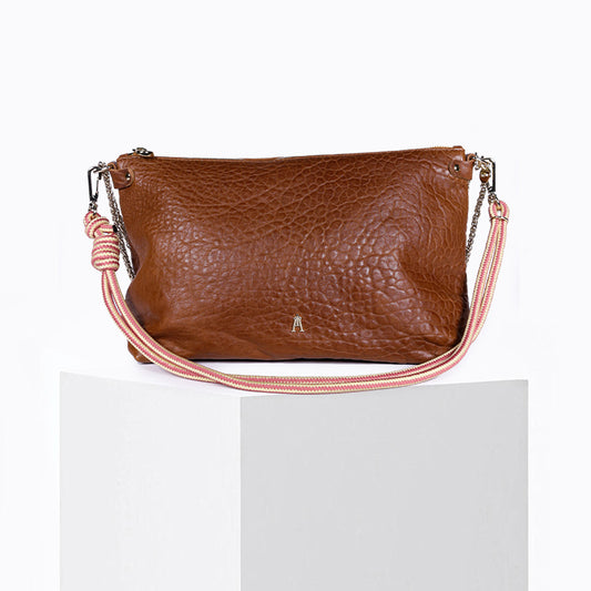 Bandoulière corde Etage Rose