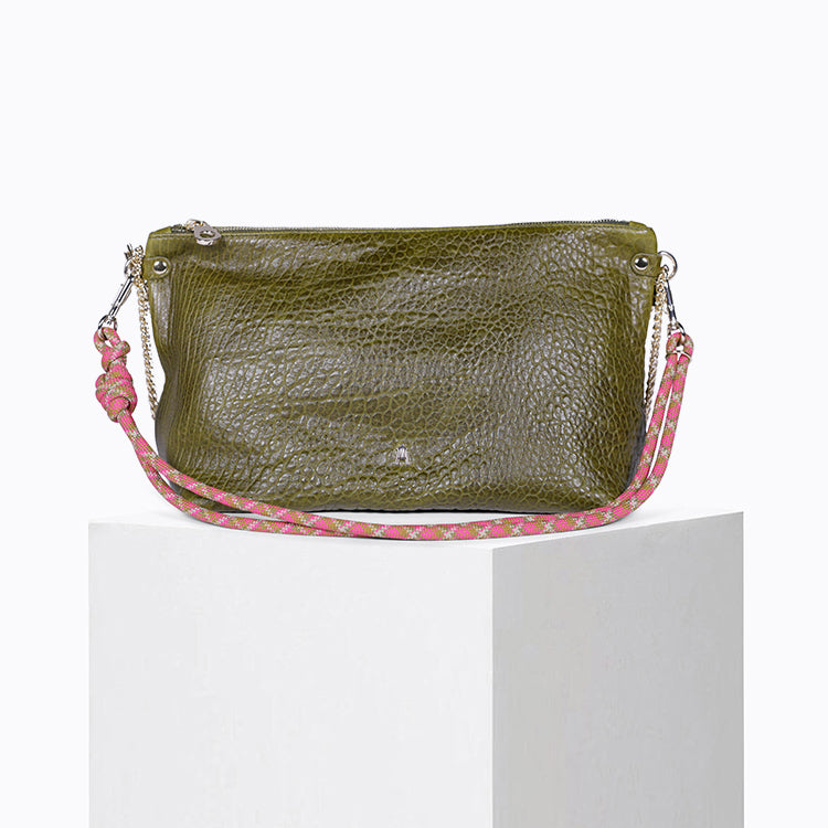 Mallow Bubble Olive Bag