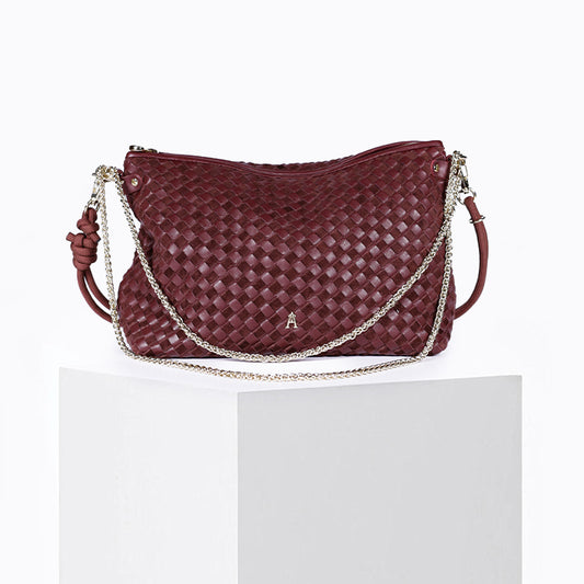 Mallow Tressé Bi Burgundy