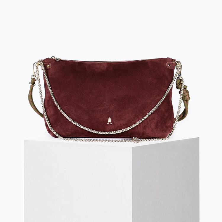 Mallow Suede Burgundy