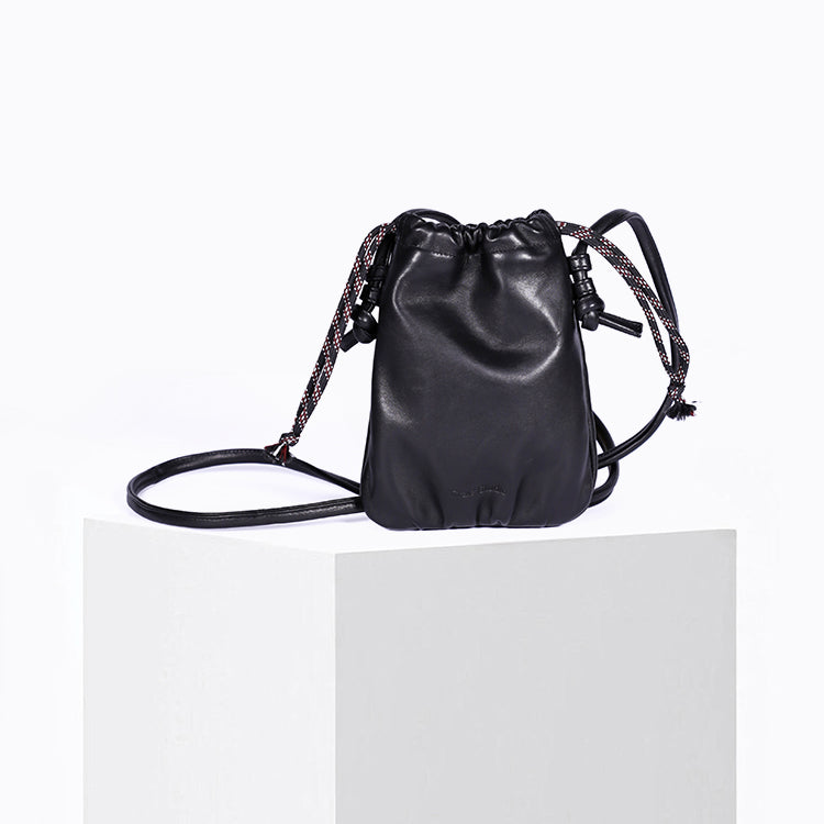 Pochette Milli Nappa Noir