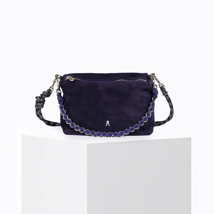 Mini Halo Suede Marine