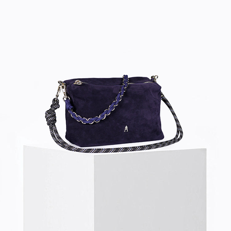 Mini Halo Suede Marine