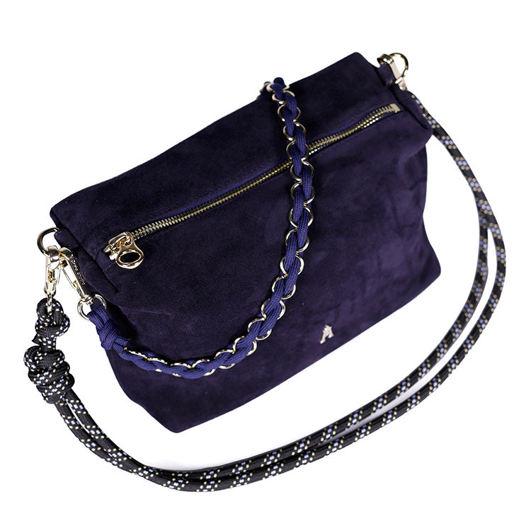 Mini Halo Suede Marine