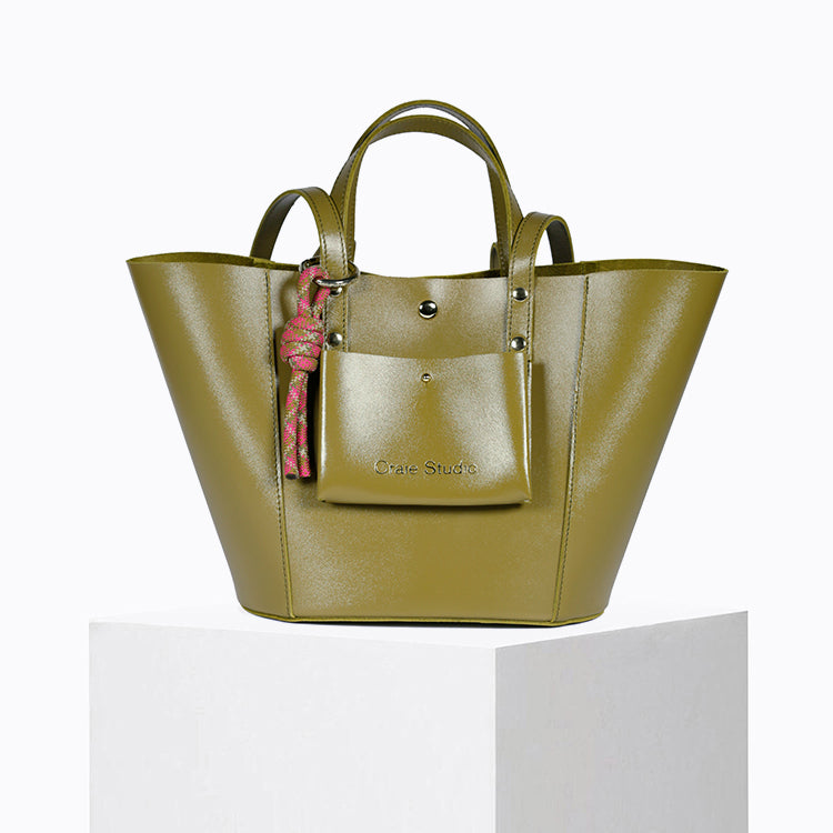 Sac seau Note en cuir Kiwi