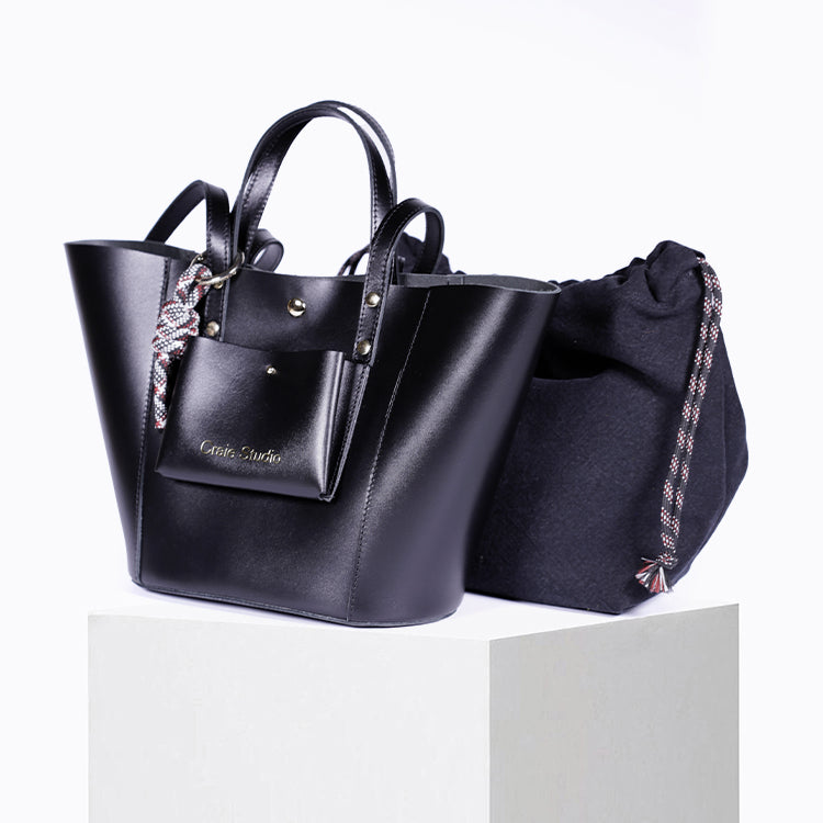 Black Note Bag