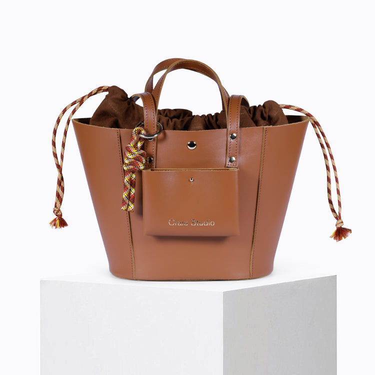 Tan Note Bag