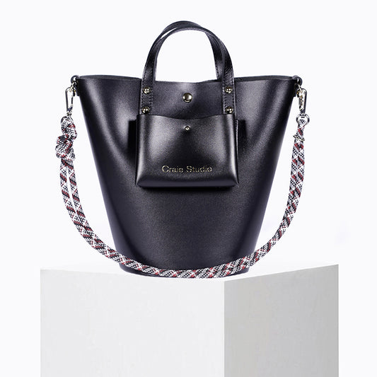 Black Notion Bucket Bag