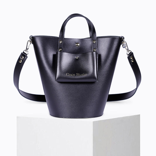 Black Notion Bucket Bag