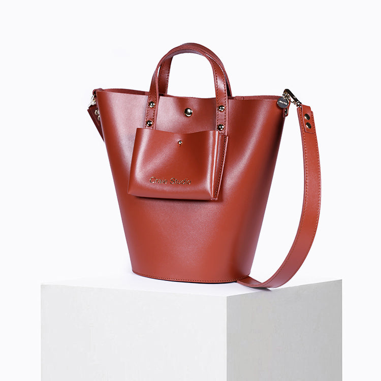 Notion Terracotta Bucket Bag