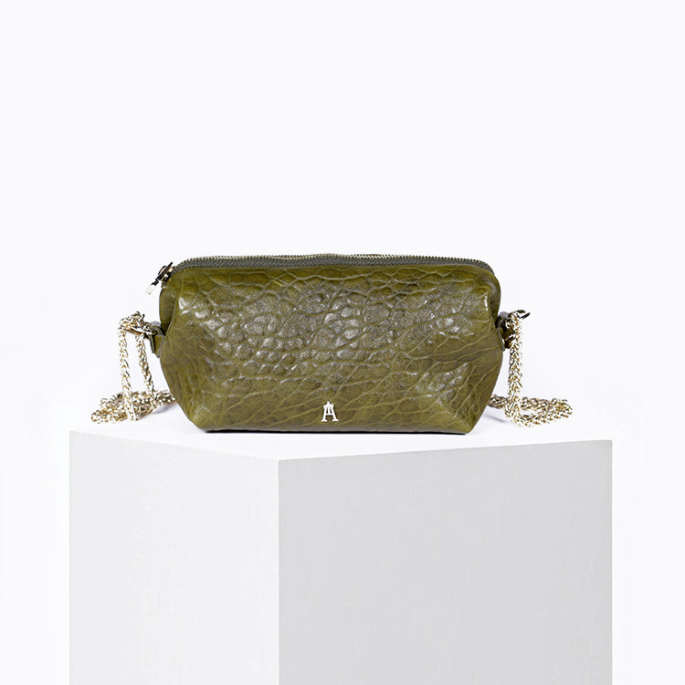 Cloud Bubble Pouch Olive