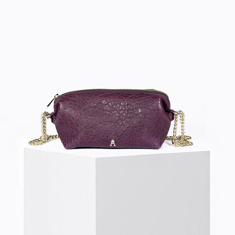 Purple Bubble Cloud Pouch