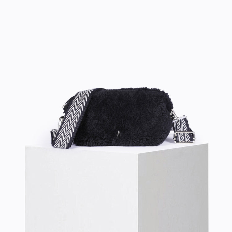 Pochette Nuage Laine Noir