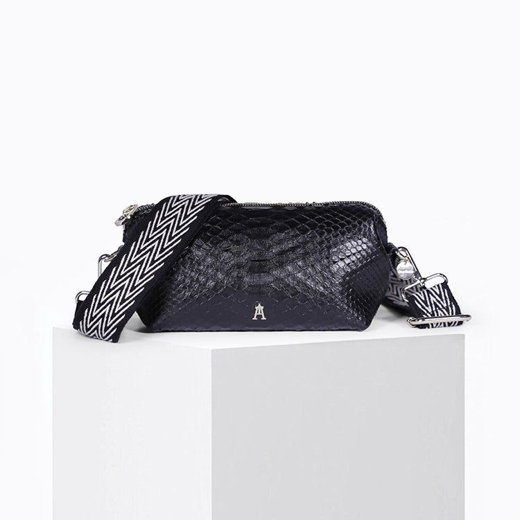 Pochette Nuage Python Noir