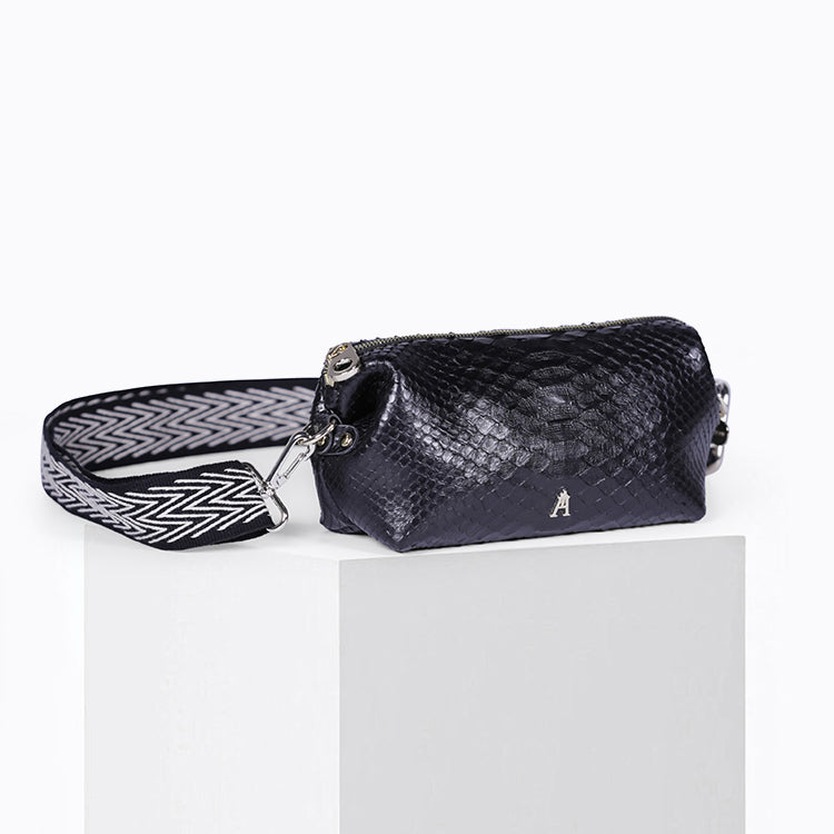 Pochette Nuage Python Noir