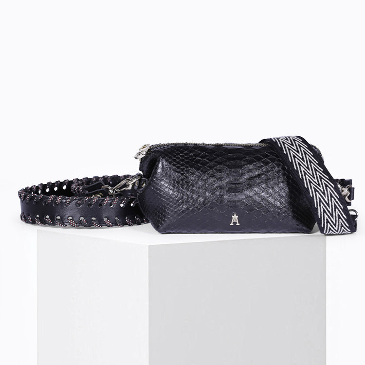 Pochette Nuage Python Noir