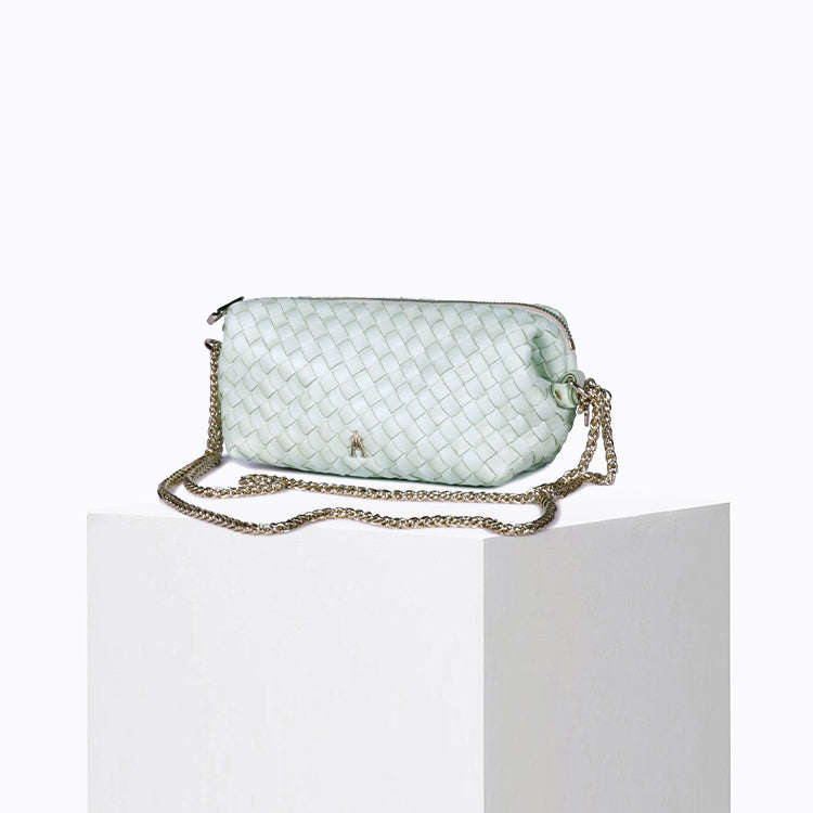 Sac Nuage Tressé Mint