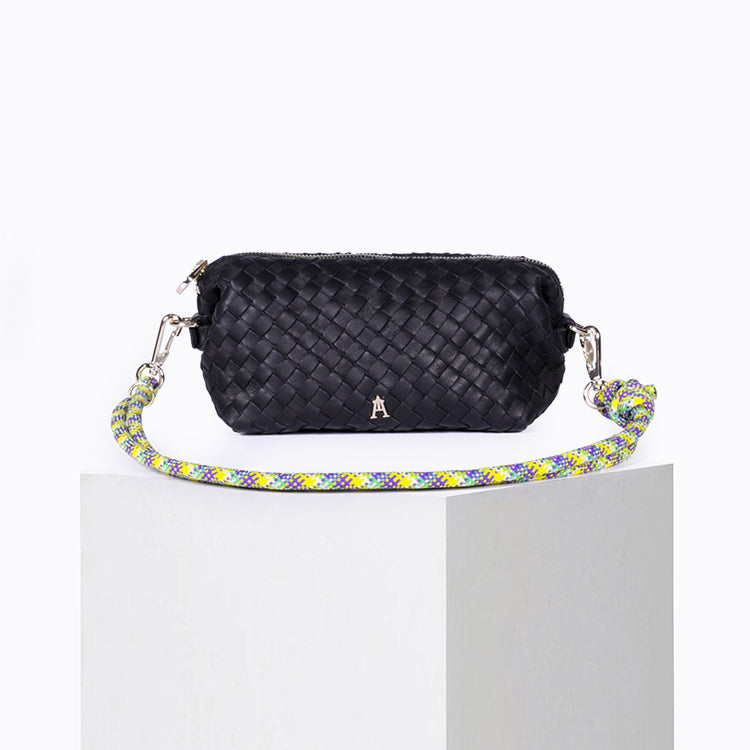 Sac Nuage Tressé Noir SS25