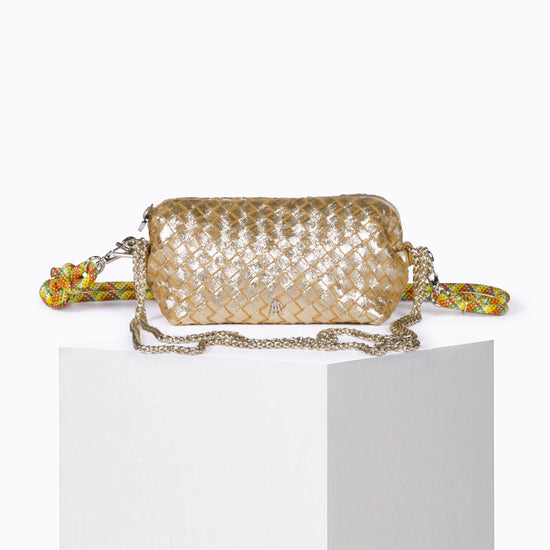 Sac Nuage Tressé Or Craie Studio - Main Image