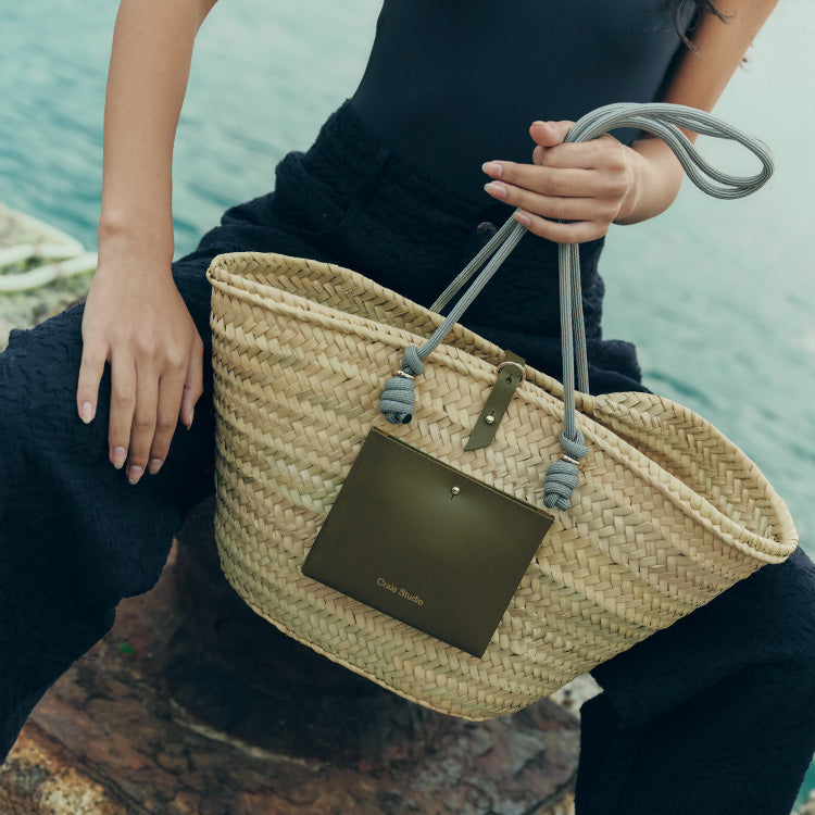 Panier Calanques Kaki Onde