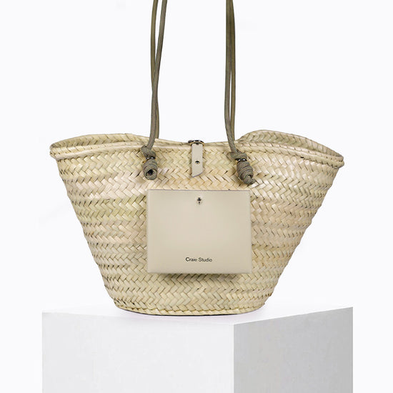 Panier Calanques Creme Rayon