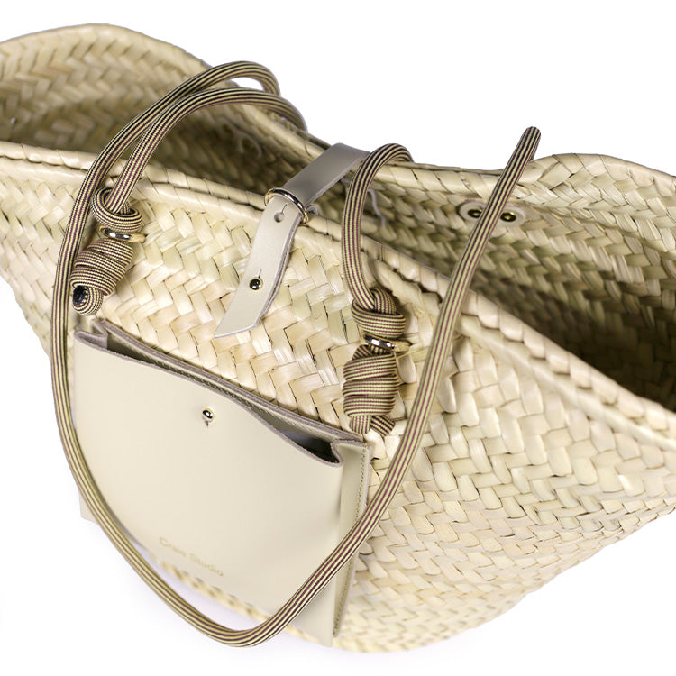 Panier Calanques Creme Rayon