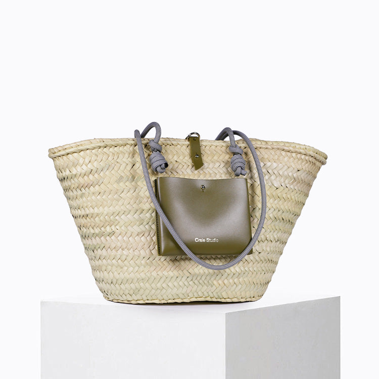 Panier Calanques Kaki Onde