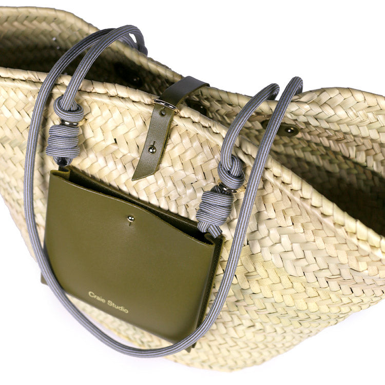 Panier Calanques Kaki Onde