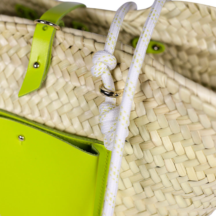 Panier Calanques Lime Poussin