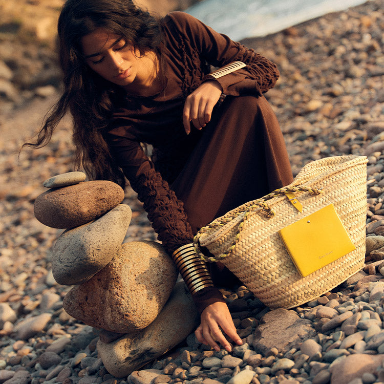 Panier Holiday Jaune