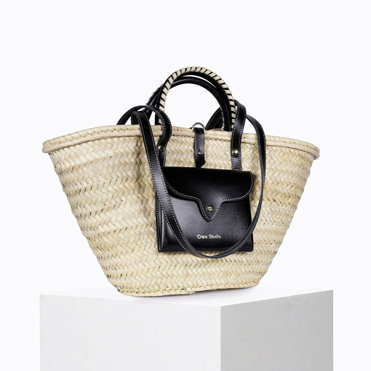 Panier Monday Noir Creme