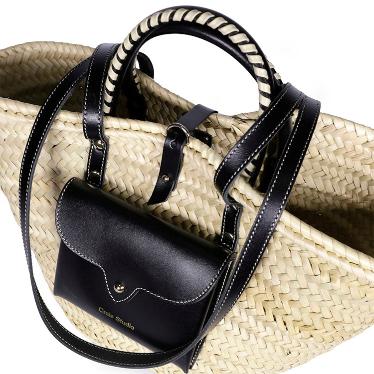 Panier Monday Noir Creme