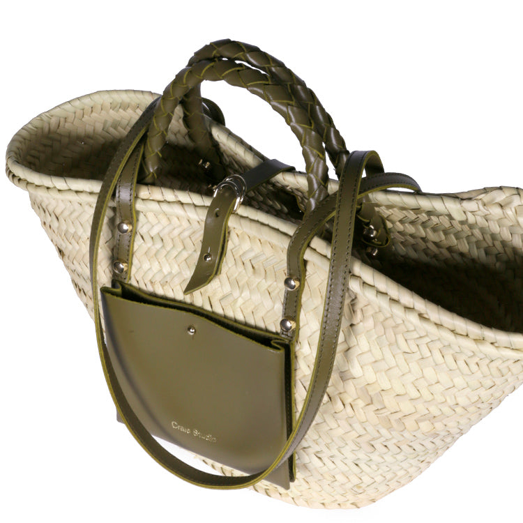 Panier Praia Khaki